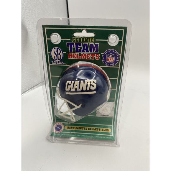 Giants 1997 Ceramic Team Helmet, NFL Giants,New (Scoreboard) (J2) - Picture 2 of 3